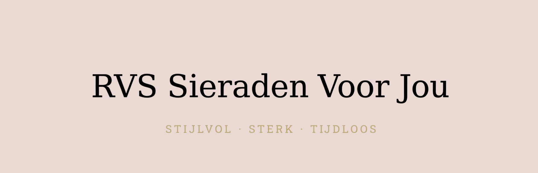RVS Sieraden Voor Jou